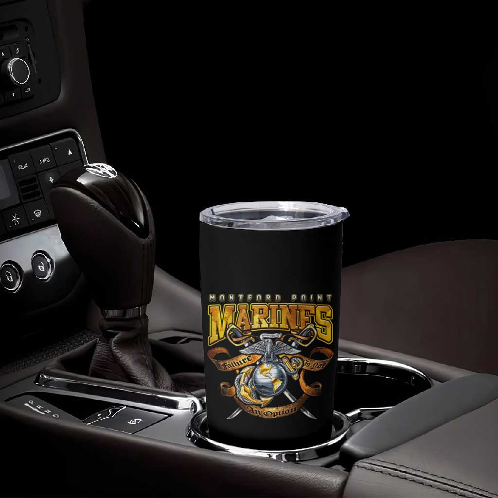 Montford Point Marines Tumbler Cup Afro Black History Tribute - African Pride