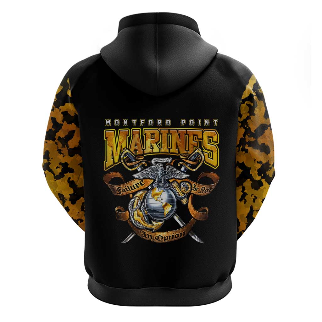 Montford Point Marines Zip Hoodie Afro Black History Tribute DT02