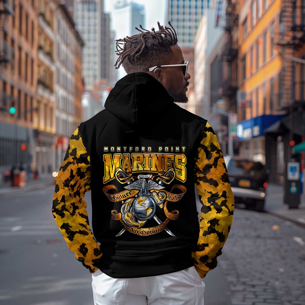 Montford Point Marines Zip Hoodie Afro Black History Tribute DT02
