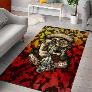 Montford Point Marines Area Rug Afro Devil Dog Soldier Legend - African Pride