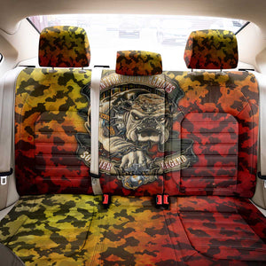 Montford Point Marines Back Car Seat Cover Afro Devil Dog Soldier Legend - African Pride