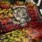 Montford Point Marines Back Car Seat Cover Afro Devil Dog Soldier Legend - African Pride