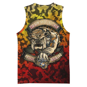 Montford Point Marines Basketball Jersey Afro Devil Dog Soldier Legend - African Pride
