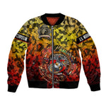 Montford Point Marines Bomber Jacket Afro Devil Dog Soldier Legend - African Pride
