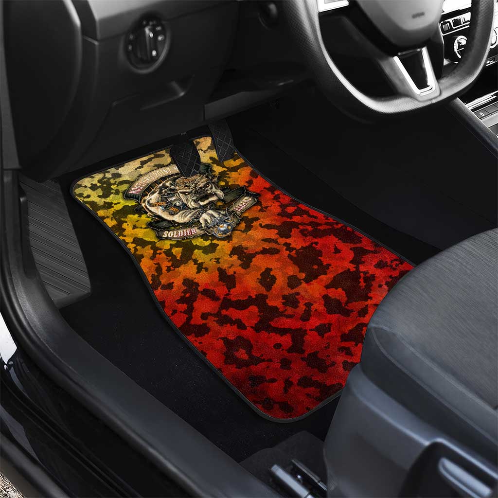 Montford Point Marines Car Mats Afro Devil Dog Soldier Legend - African Pride