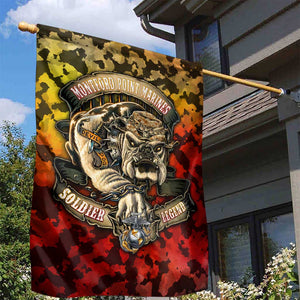 Montford Point Marines Garden Flag Afro Devil Dog Soldier Legend - African Pride