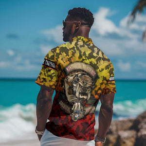 Montford Point Marines Hawaiian Shirt Afro Devil Dog Soldier Legend - African Pride