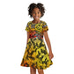 Montford Point Marines Kid Short Sleeve Dress Afro Devil Dog Soldier Legend - African Pride