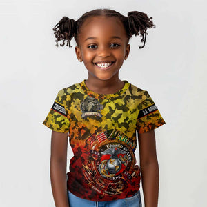 Montford Point Marines Kid T shirt Afro Devil Dog Soldier Legend - African Pride