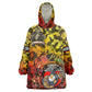 Montford Point Marines Kid Wearable Blanket Hoodie Afro Devil Dog Soldier Legend - African Pride