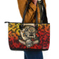 Montford Point Marines Leather Tote Bag Afro Devil Dog Soldier Legend - African Pride