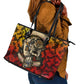 Montford Point Marines Leather Tote Bag Afro Devil Dog Soldier Legend - African Pride