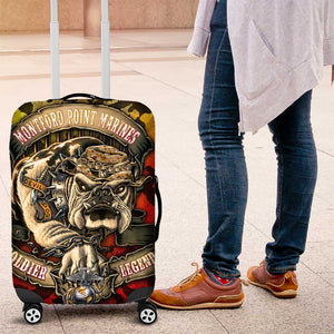 Montford Point Marines Luggage Cover Afro Devil Dog Soldier Legend - African Pride