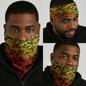 Montford Point Marines Neck Gaiter Afro Devil Dog Soldier Legend - African Pride