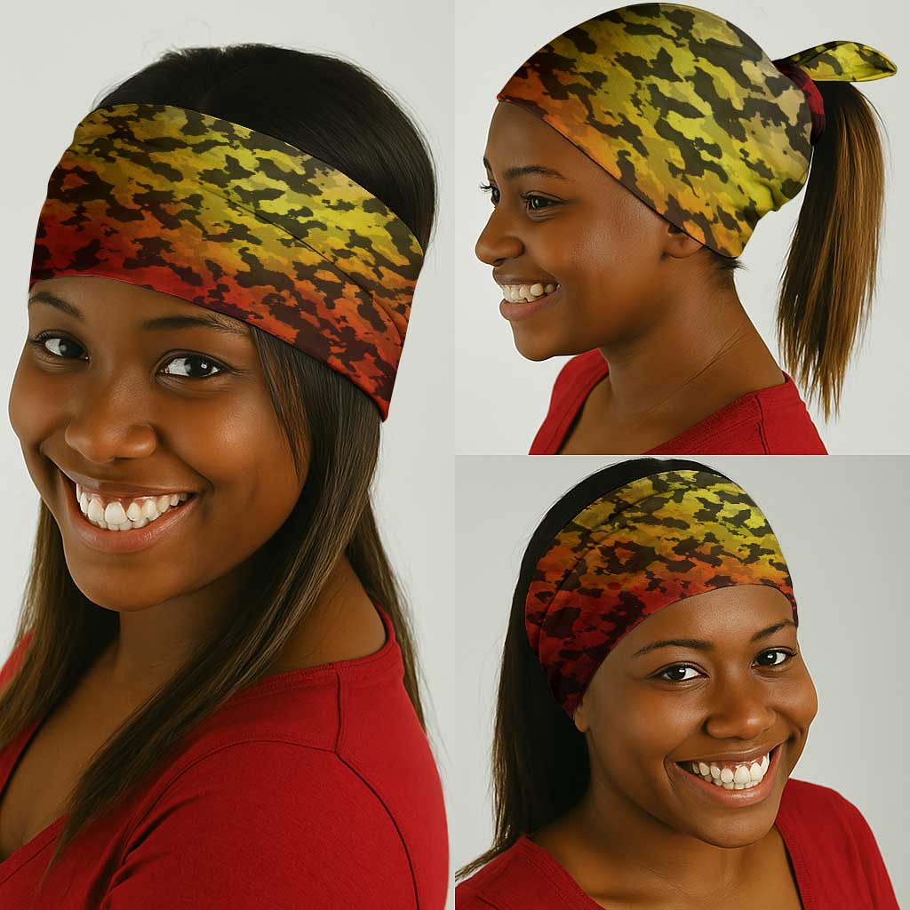 Montford Point Marines Neck Gaiter Afro Devil Dog Soldier Legend - African Pride