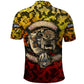 Montford Point Marines Polo Shirt Afro Devil Dog Soldier Legend - African Pride