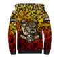Montford Point Marines Sherpa Hoodie Afro Devil Dog Soldier Legend - African Pride
