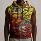 Montford Point Marines Sleeveless Zip Hoodie Afro Devil Dog Soldier Legend - African Pride