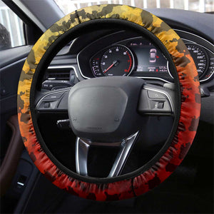 Montford Point Marines Steering Wheel Cover Afro Devil Dog Soldier Legend - African Pride