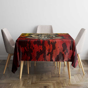 Montford Point Marines Tablecloth Afro Devil Dog Soldier Legend - African Pride