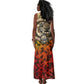 Montford Point Marines Tank Maxi Dress Afro Devil Dog Soldier Legend - African Pride