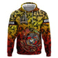 Montford Point Marines Zip Hoodie Afro Devil Dog Soldier Legend - African Pride