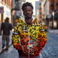 Montford Point Marines Zip Hoodie Afro Devil Dog Soldier Legend - African Pride