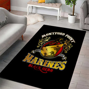 Montford Point Marines Area Rug Afro First to Fight Prejudice - African Pride