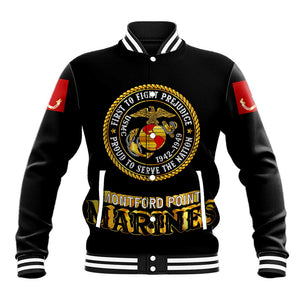 Montford Point Marines Baseball Jacket Afro First to Fight Prejudice - African Pride