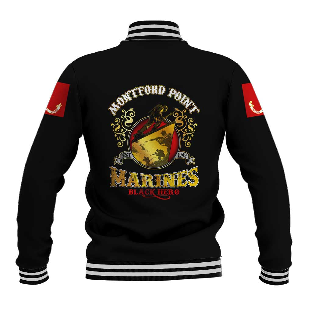Montford Point Marines Baseball Jacket Afro First to Fight Prejudice - African Pride