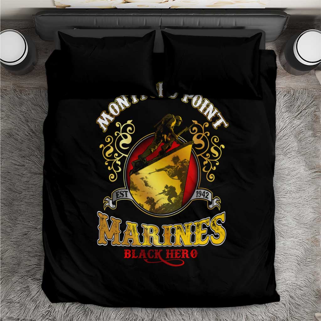Montford Point Marines Bedding Set Afro First to Fight Prejudice - African Pride