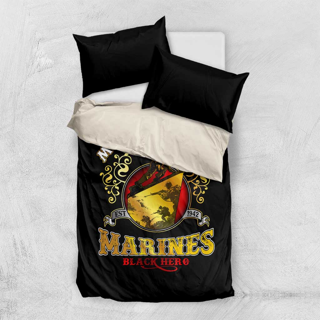 Montford Point Marines Bedding Set Afro First to Fight Prejudice - African Pride