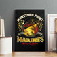 Montford Point Marines Canvas Wall Art Afro First to Fight Prejudice - African Pride