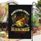 Montford Point Marines Garden Flag Afro First to Fight Prejudice - African Pride