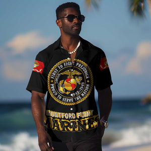Montford Point Marines Hawaiian Shirt Afro First to Fight Prejudice - African Pride