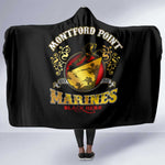 Montford Point Marines Hooded Blanket Afro First to Fight Prejudice - African Pride