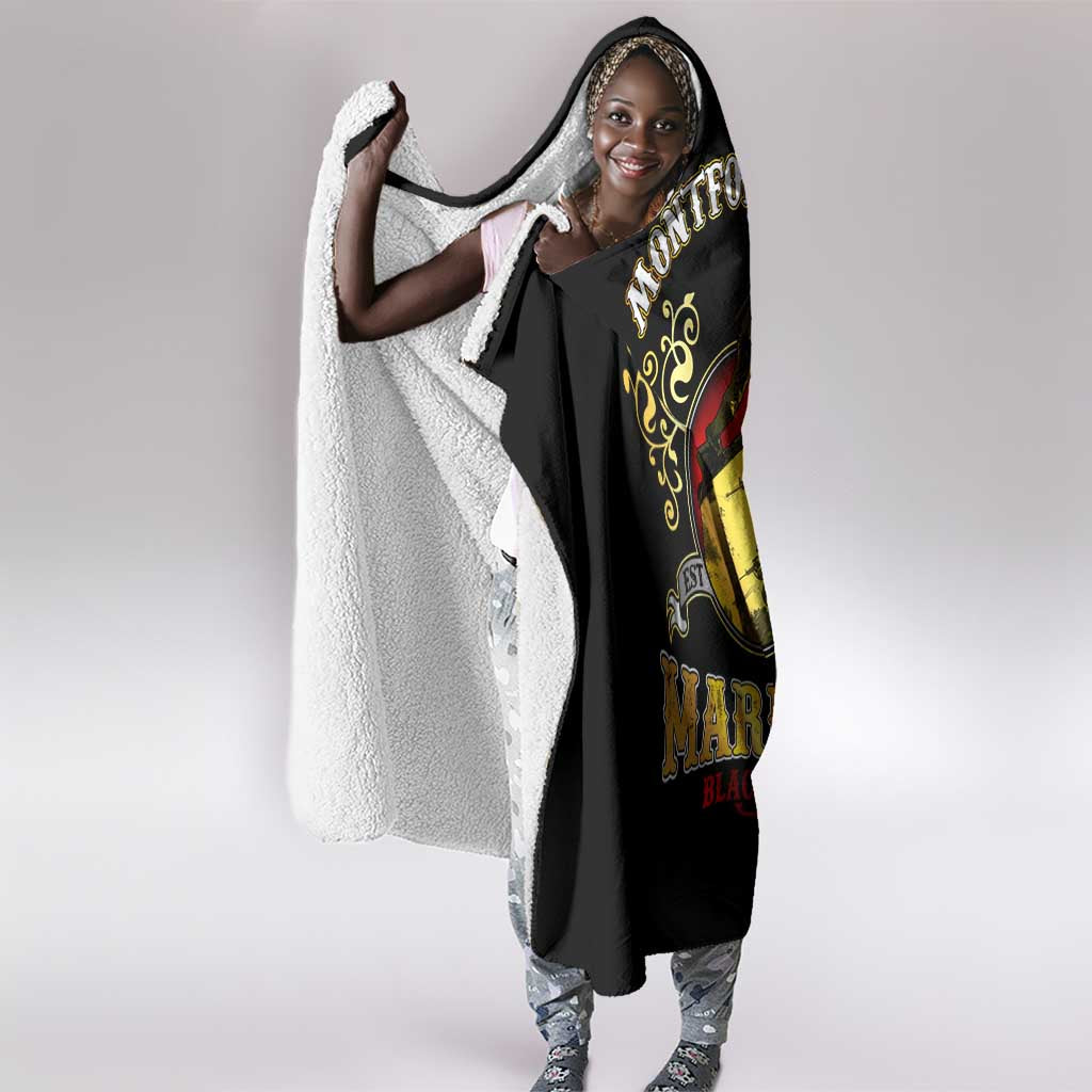 Montford Point Marines Hooded Blanket Afro First to Fight Prejudice - African Pride