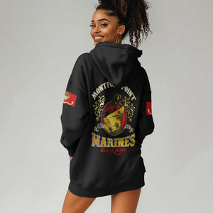 Montford Point Marines Hoodie Dress Afro First to Fight Prejudice - African Pride