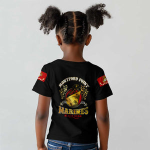 Montford Point Marines Kid T shirt Afro First to Fight Prejudice - African Pride