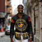 Montford Point Marines Long Sleeve Button Shirt Afro First to Fight Prejudice - African Pride
