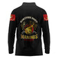 Montford Point Marines Long Sleeve Polo Shirt Afro First to Fight Prejudice - African Pride