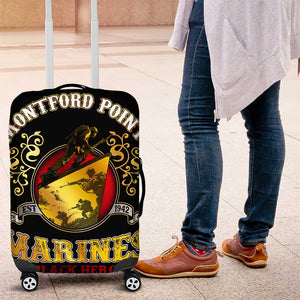 Montford Point Marines Luggage Cover Afro First to Fight Prejudice - African Pride