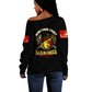 Montford Point Marines Off Shoulder Sweater Afro First to Fight Prejudice - African Pride