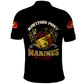 Montford Point Marines Polo Shirt Afro First to Fight Prejudice - African Pride