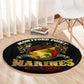 Montford Point Marines Round Carpet Afro First to Fight Prejudice - African Pride