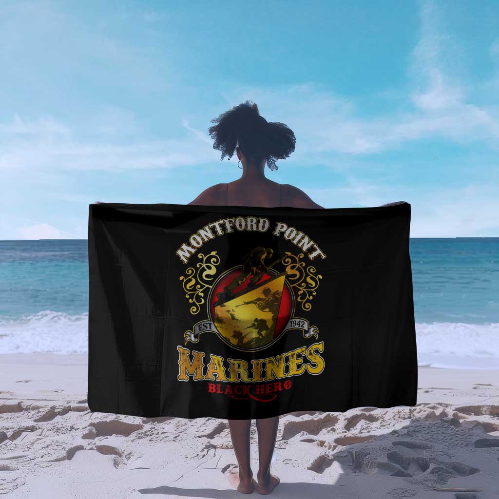 Montford Point Marines Sarong Afro First to Fight Prejudice - African Pride