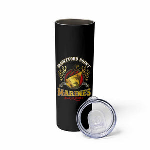 Montford Point Marines Skinny Tumbler Afro First to Fight Prejudice - African Pride