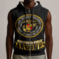 Montford Point Marines Sleeveless Zip Hoodie Afro First to Fight Prejudice - African Pride