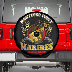 Montford Point Marines Spare Tire Cover Afro First to Fight Prejudice - African Pride