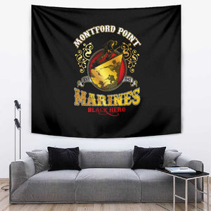 Montford Point Marines Tapestry Afro First to Fight Prejudice - African Pride